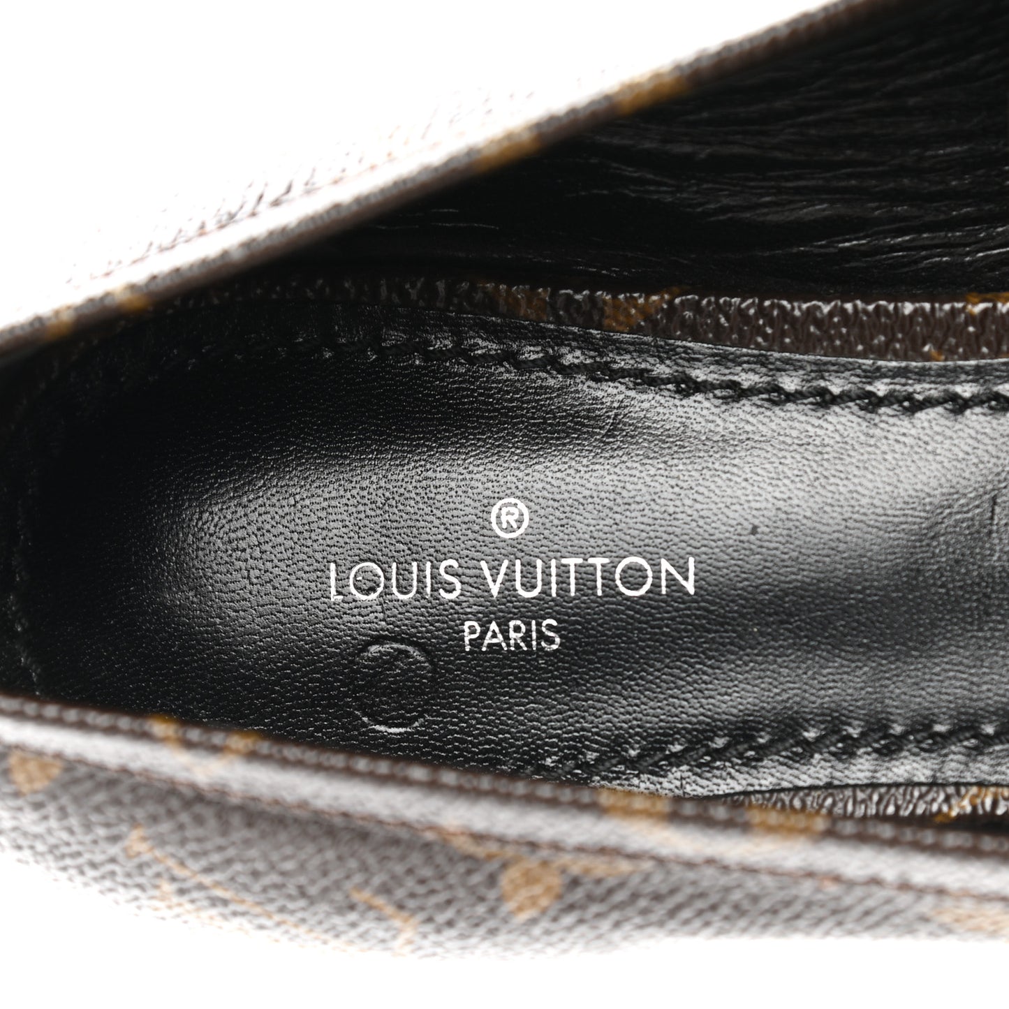 Monogram Upper Case Flat Loafer 37.5