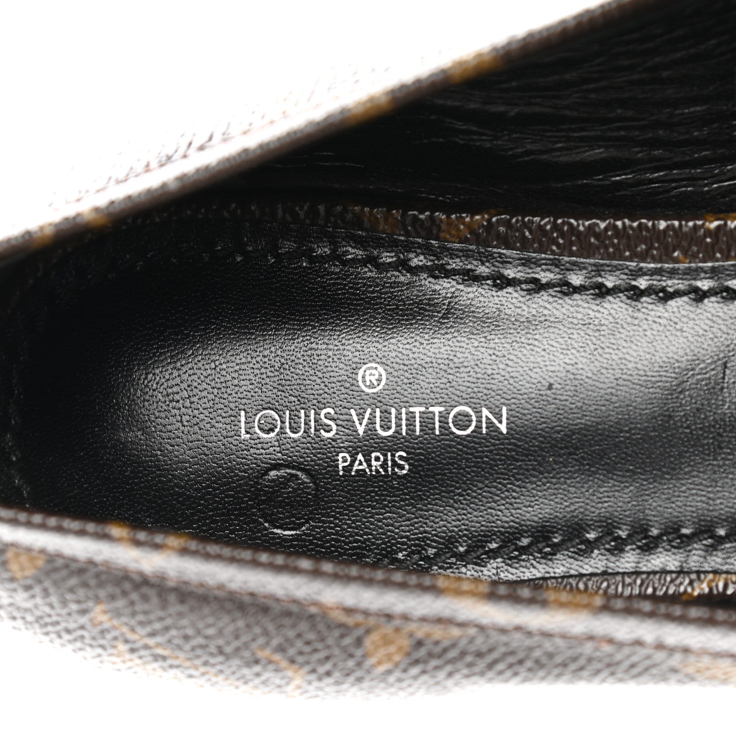 Louis Vuitton Monogram Upper Case Flat Loafer 37.5 7 of 9