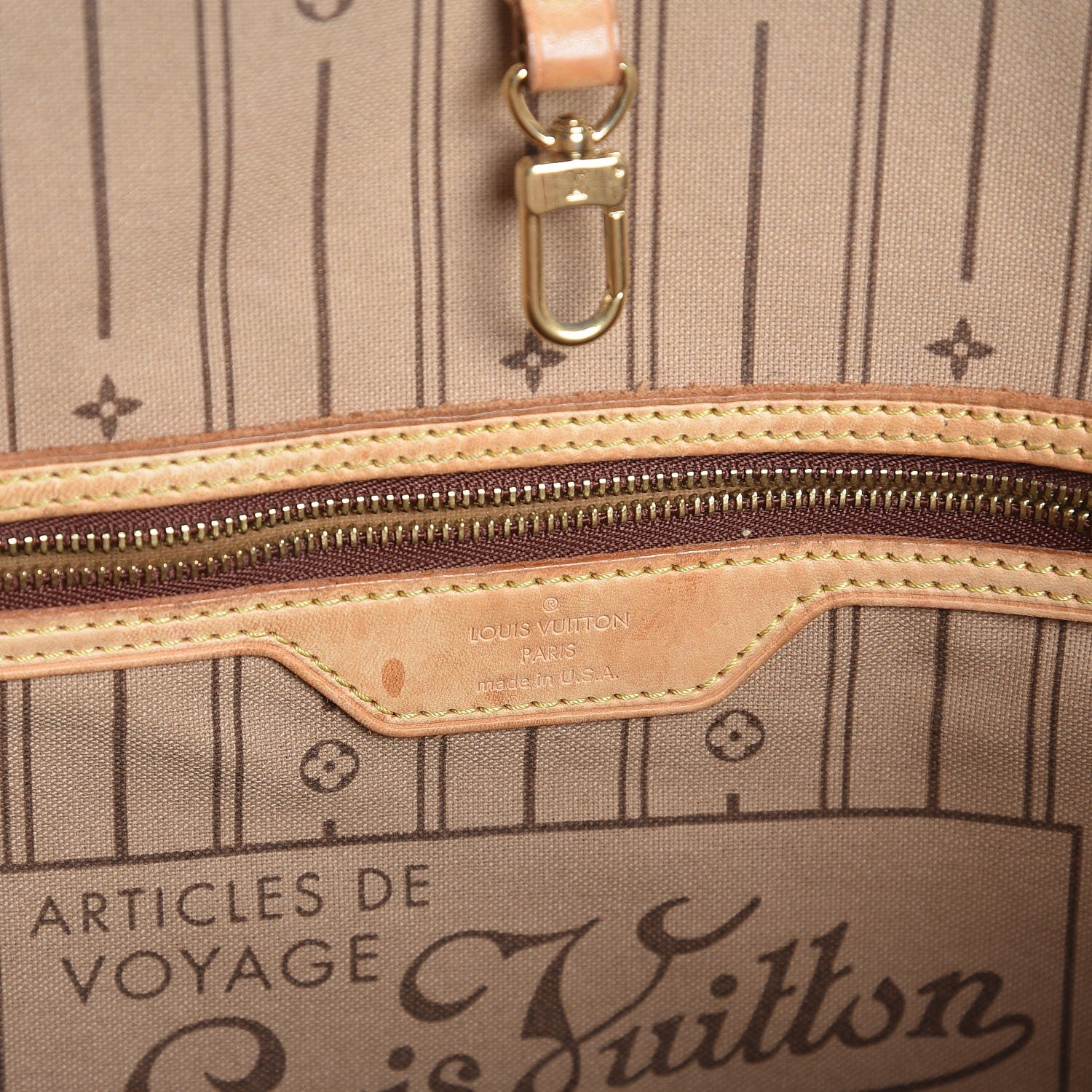 Louis Vuitton Monogram Neverfull MM 6 of 15