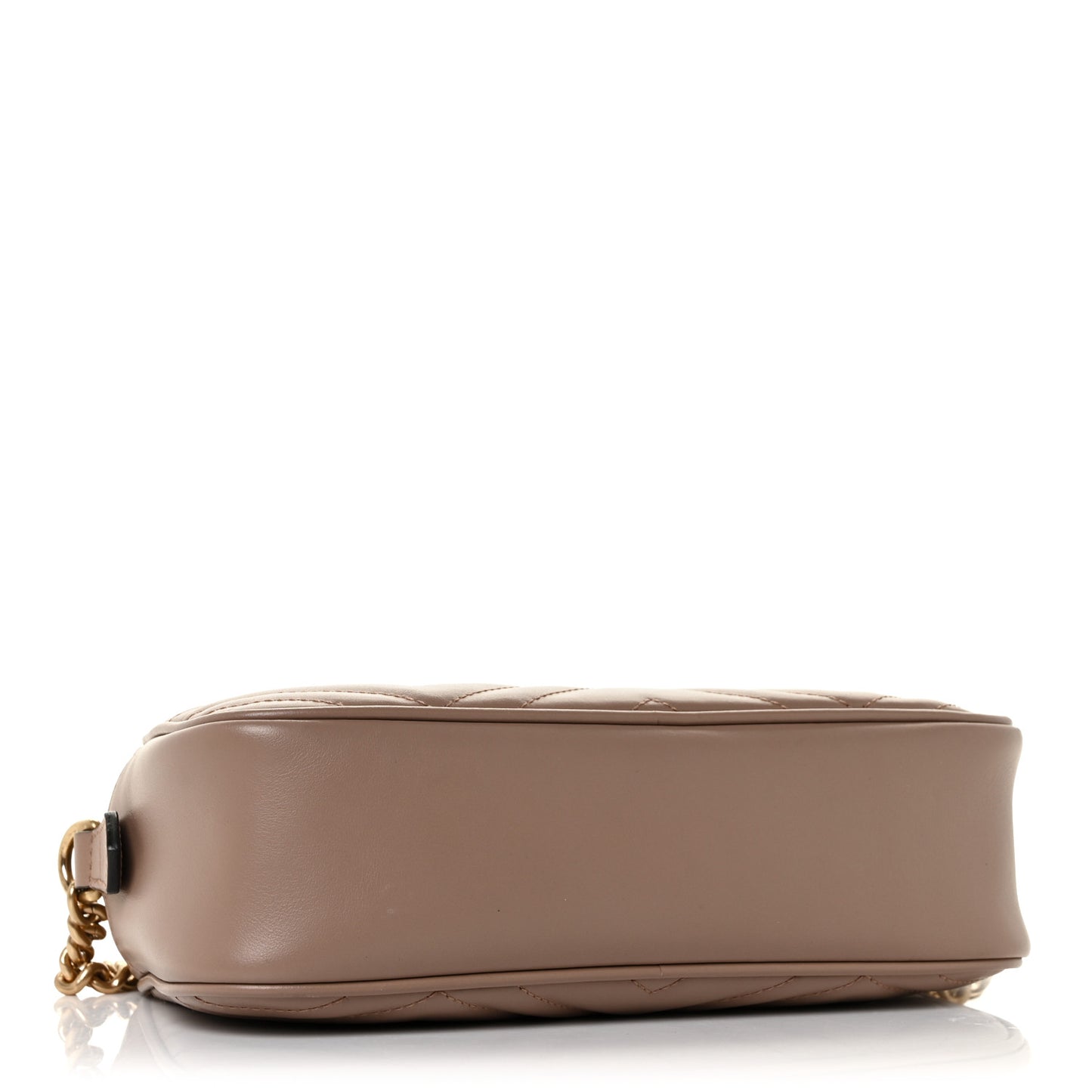 Calfskin Matelasse Small GG Marmont Chain Shoulder Bag Porcelain Rose