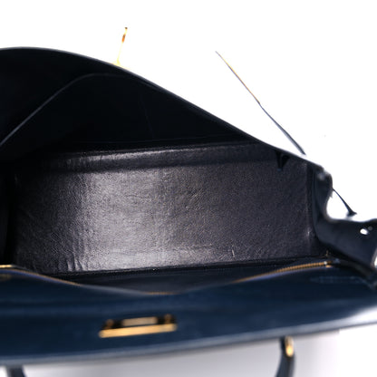 Hermes Box Kelly Retourne 35 Indigo 4 of 23
