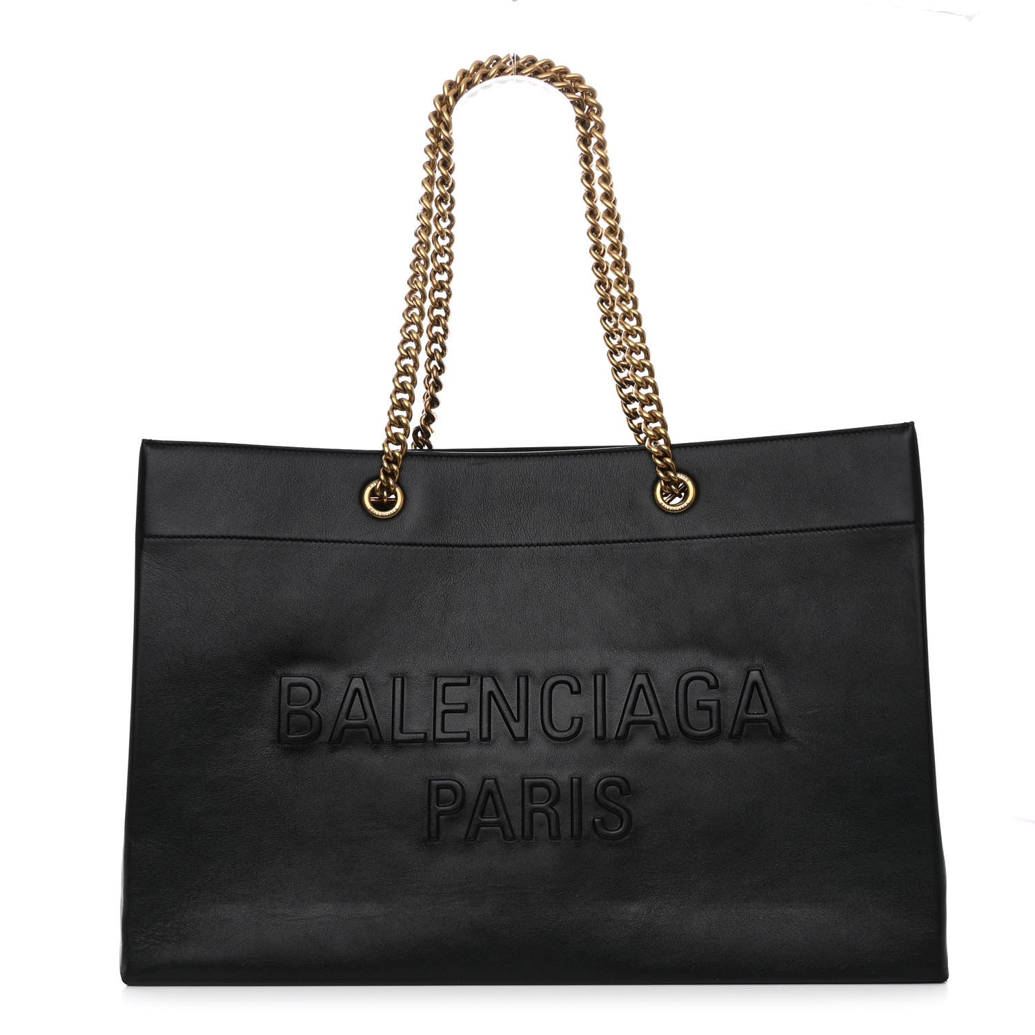 Balenciaga Soft Smooth Calfskin Large Duty Free Tote Black 1 of 10