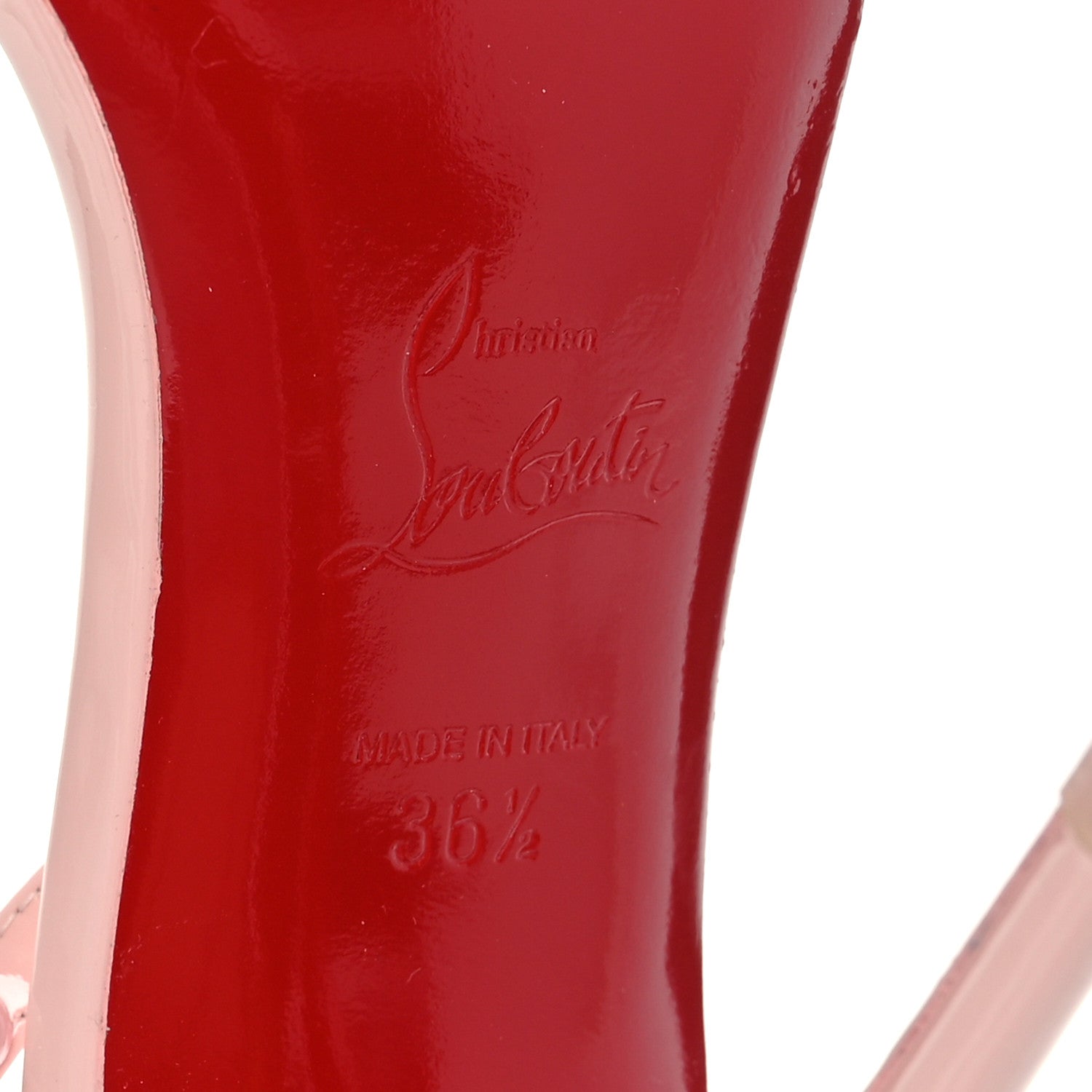 Christian Louboutin Patent So Me 100 Sandals 36.5 Rosy 6 of 7