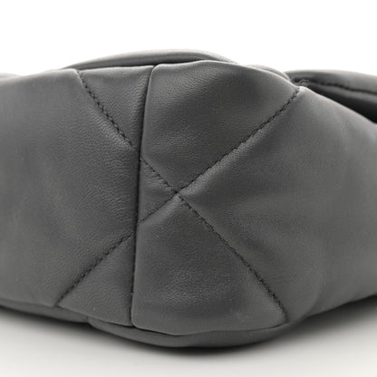Chanel Lambskin Quilted Medium Chanel 19 Flap Dark Grey 10 of 10