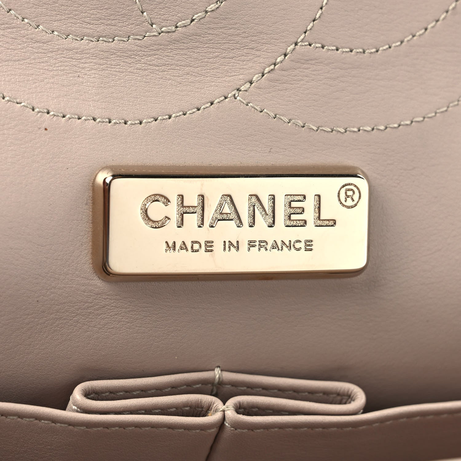 Chanel Metallic Snakeskin Jumbo Double Flap Light Beige 6 of 10