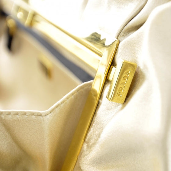 Prada Satin Frame Evening Bag 9 of 11