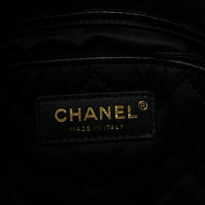 Chanel Shiny Calfskin Quilted Chanel 22 Black 7 of 12