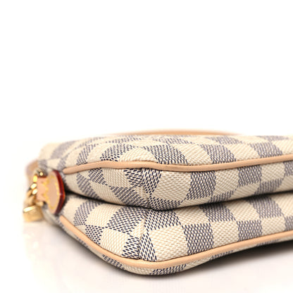 Louis Vuitton Damier Azur Liv Pochette 9 of 11
