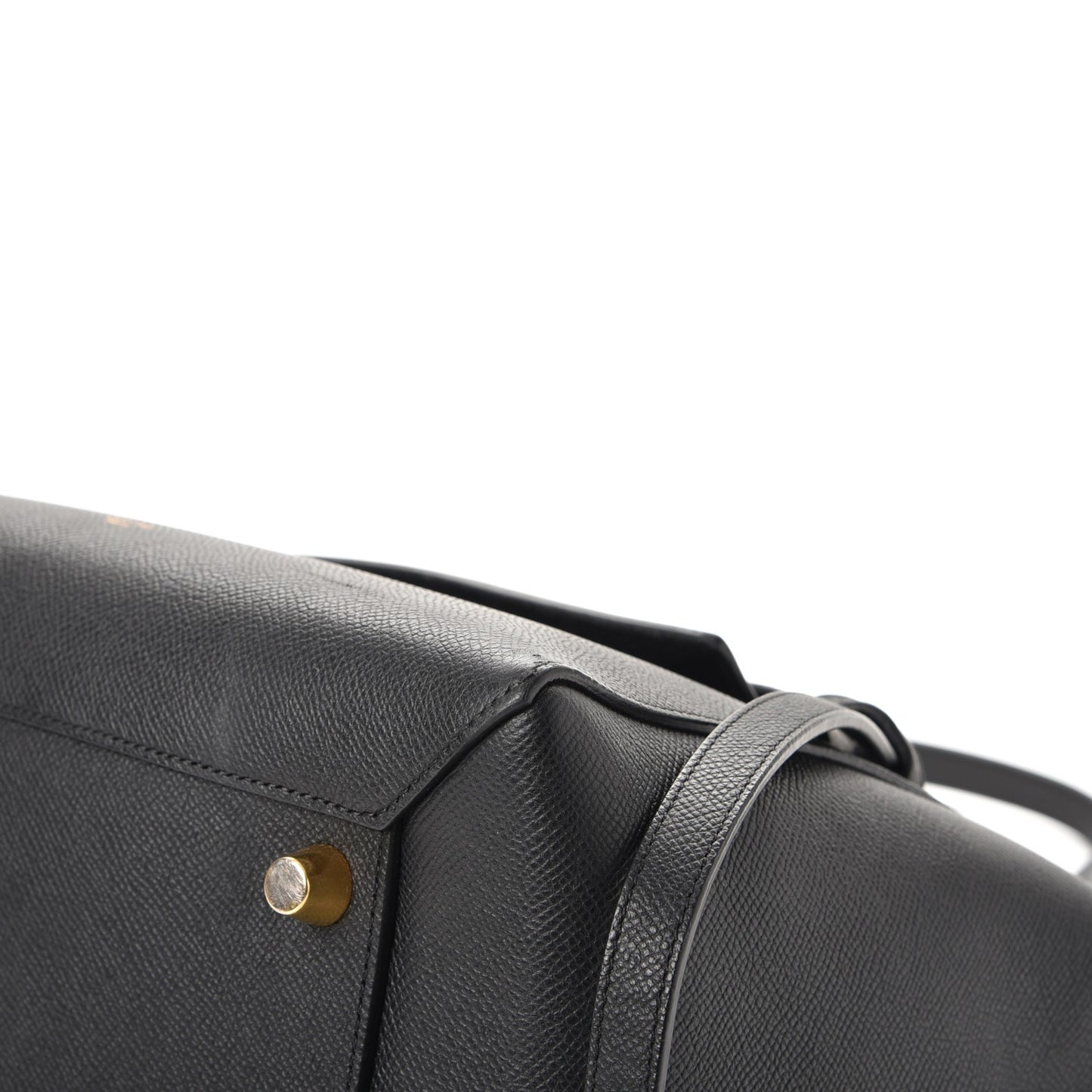 Grained Calfskin Mini Belt Bag Black