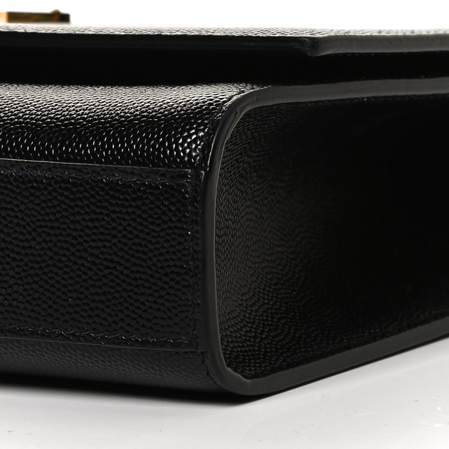 Saint Laurent Grain De Poudre Medium Classic Monogram Kate Satchel Black 10 of 10