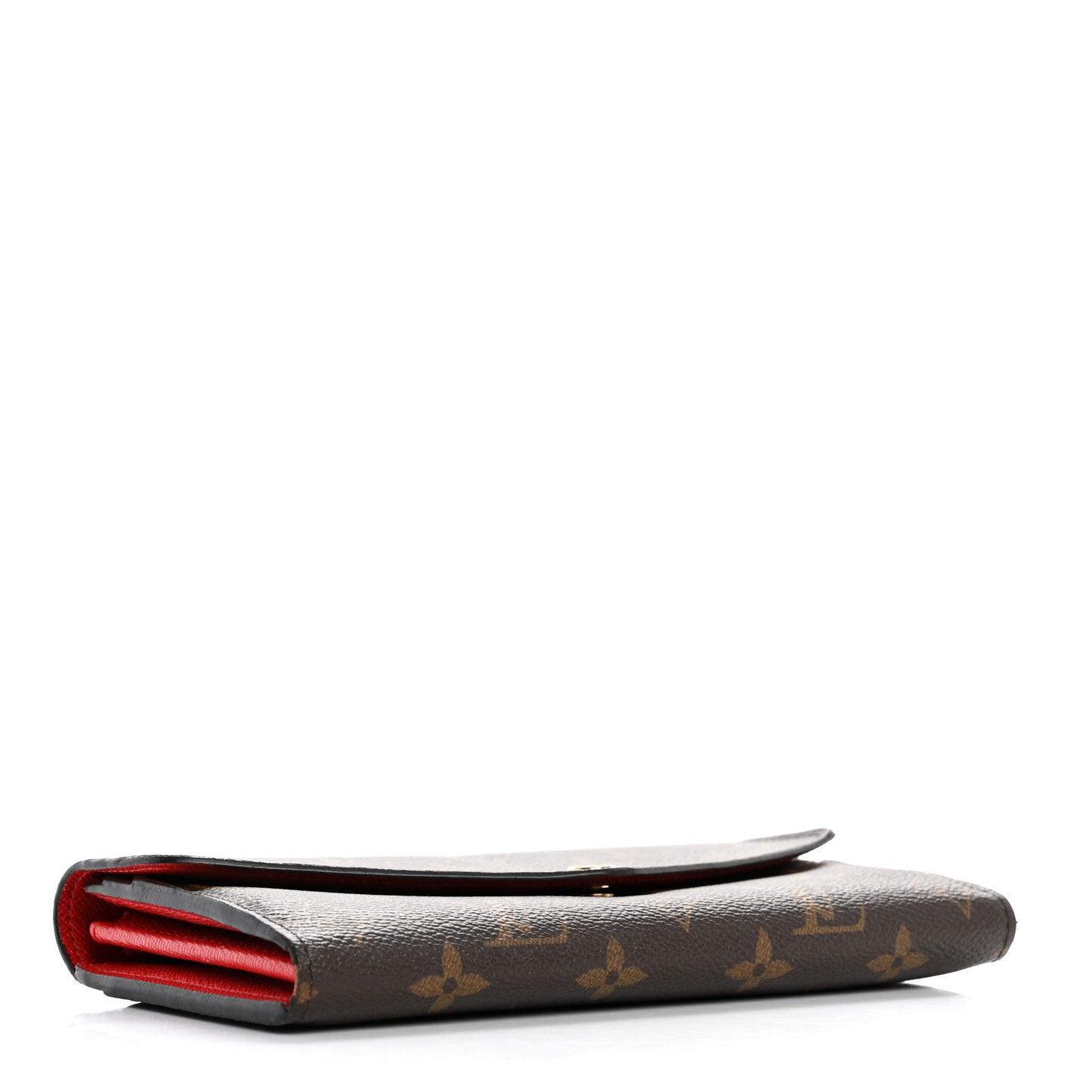 Monogram Sarah Wallet NM Coquelicot