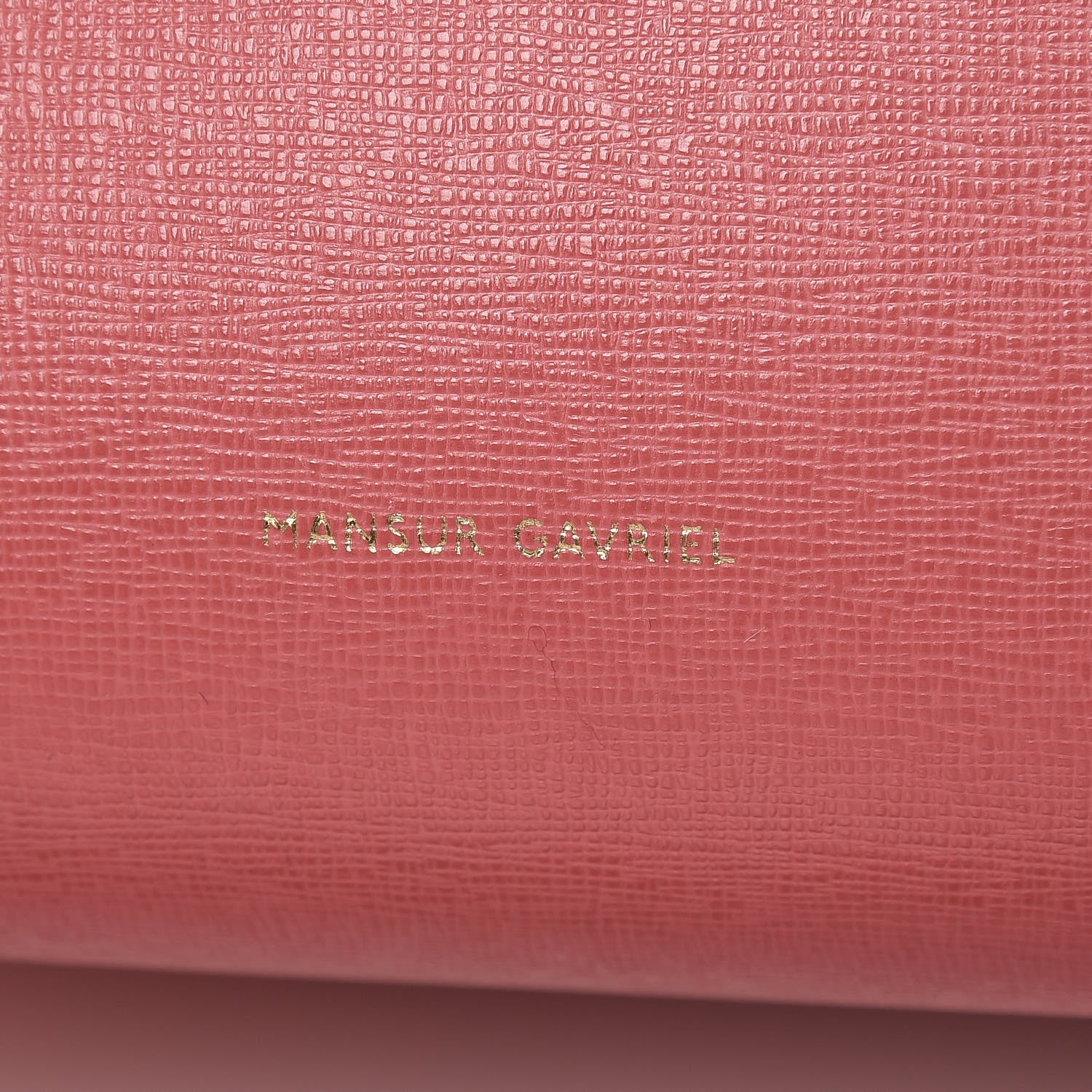 Mansur Gavriel Saffiano Bucket Bag Blush 8 of 12