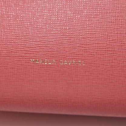 Mansur Gavriel Saffiano Bucket Bag Blush 8 of 12