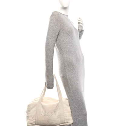 Chanel Terry Cotton CC Beach Tote Towel Set Ivory 2 of 11