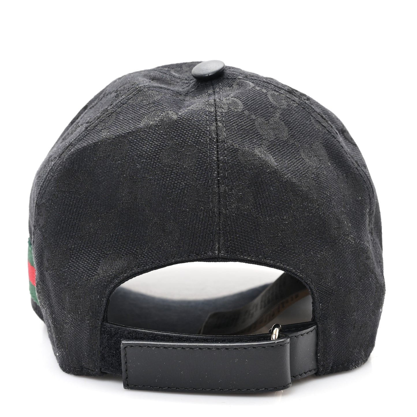 Monogram Web Baseball Hat L Black