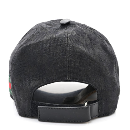 Gucci Monogram Web Baseball Hat L Black 5 of 11