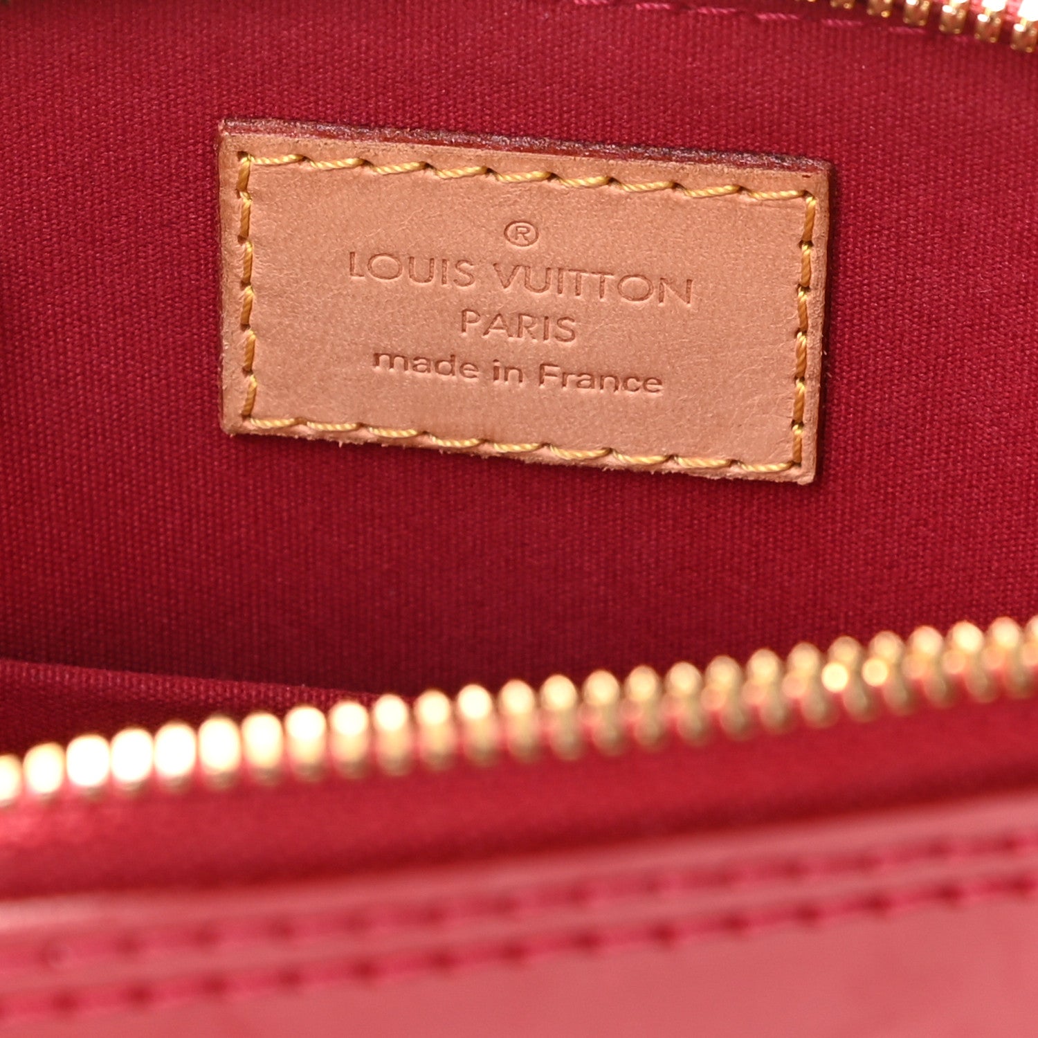 Louis Vuitton Vernis Alma BB Pomme D'Amour 9 of 15