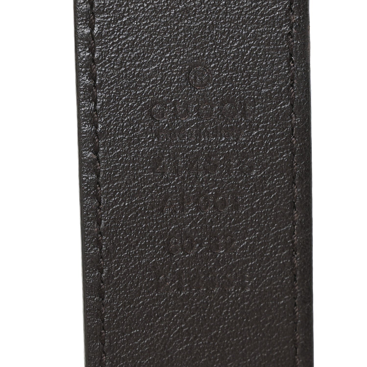 Gucci Calfskin Double G 30mm Belt 80 32 Dark Cocoa 3 of 5