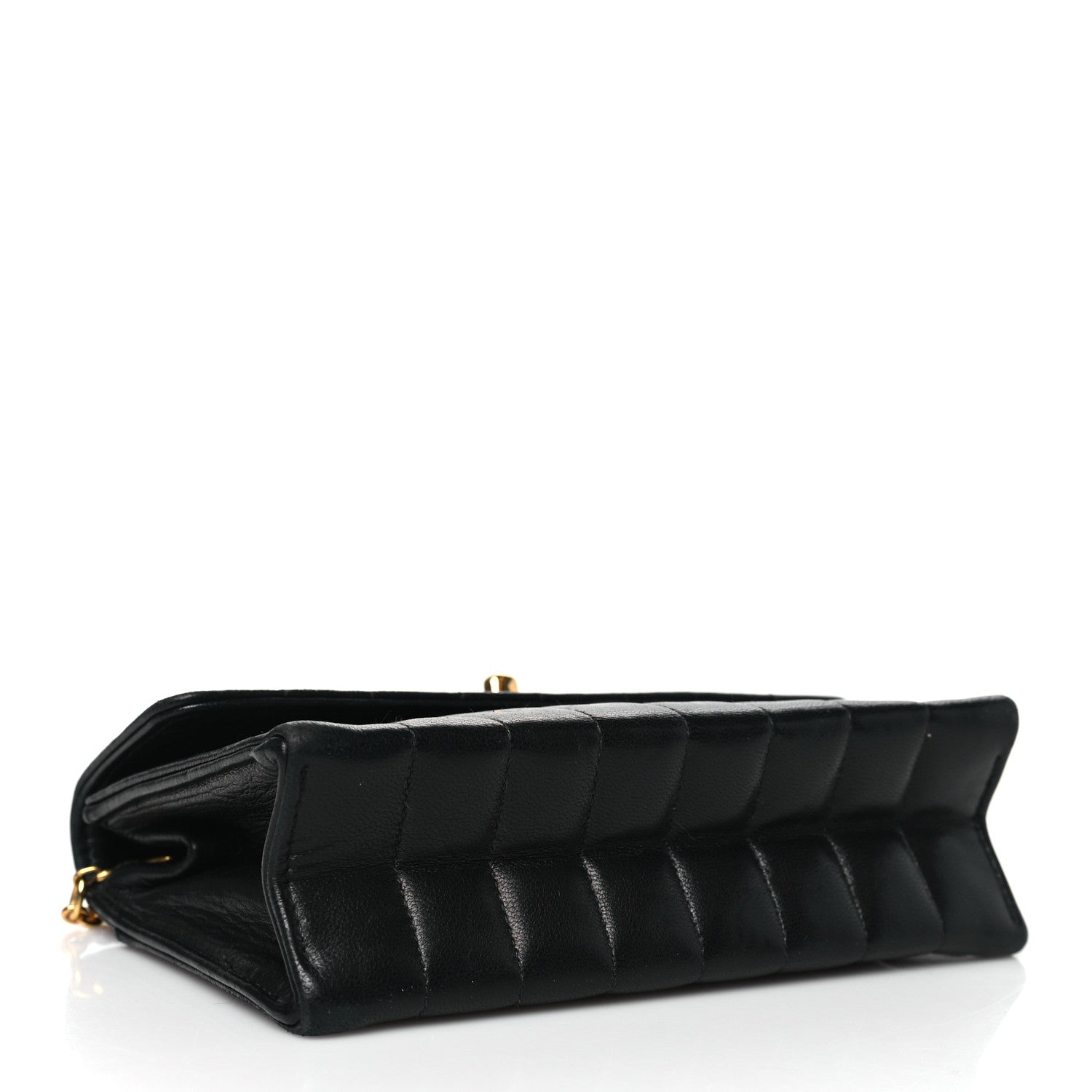 Chanel Lambskin Vertical Quilted Mini Flap Black 4 of 12