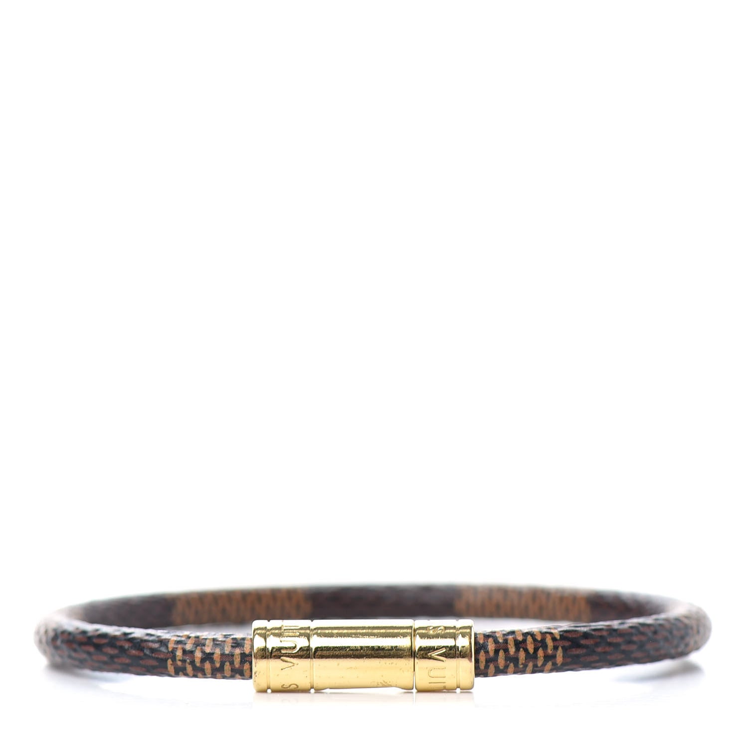 Louis Vuitton Damier Ebene Keep It Bracelet 19 1 of 4