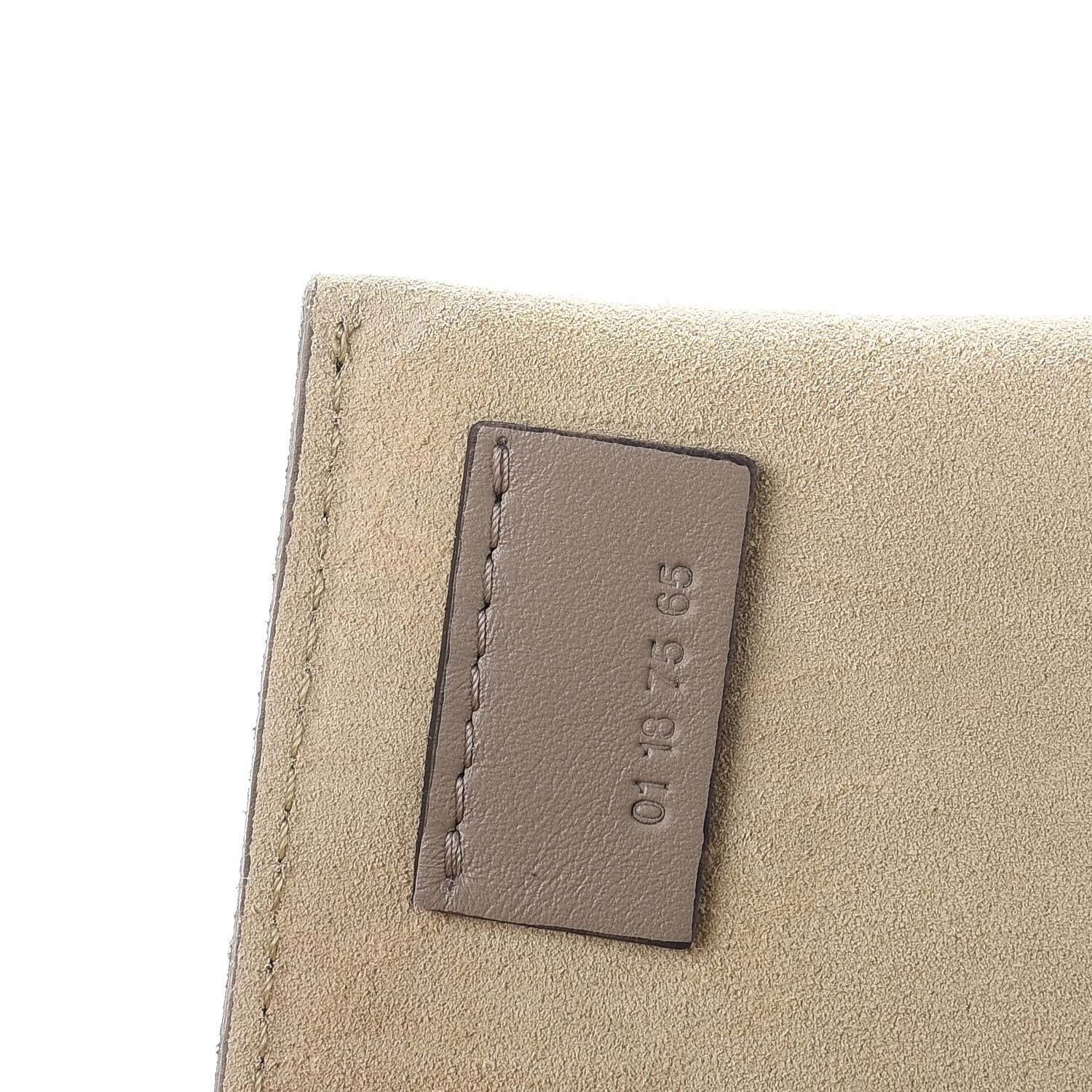 Chloe Smooth Calfskin Suede Patchwork Studded Small Pixie Bag Motty Grey 7 of 7