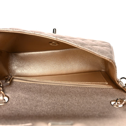 Chanel Metallic Lambskin Quilted Mini Rectangular Flap Gold 8 of 17