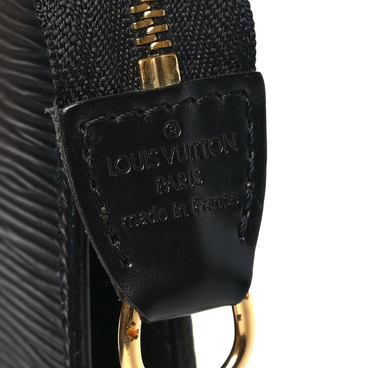 Louis Vuitton Epi Pochette Accessories 21 Black 5 of 8