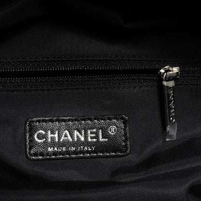 Chanel Quilted Lambskin Fantasy Fur Shopper Tote Brown 6 of 7