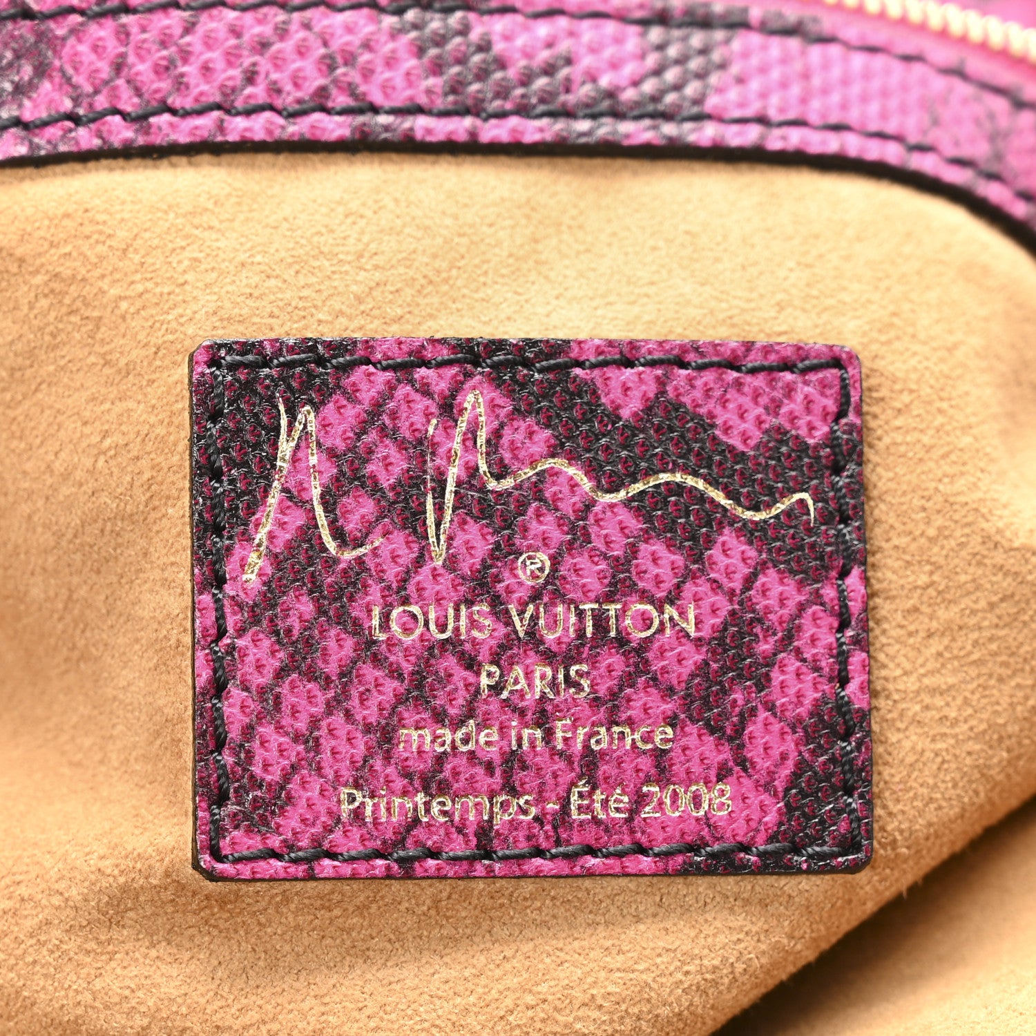 Louis Vuitton Richard Prince Monogram Karung Duderanch Jokes Tote 6 of 9