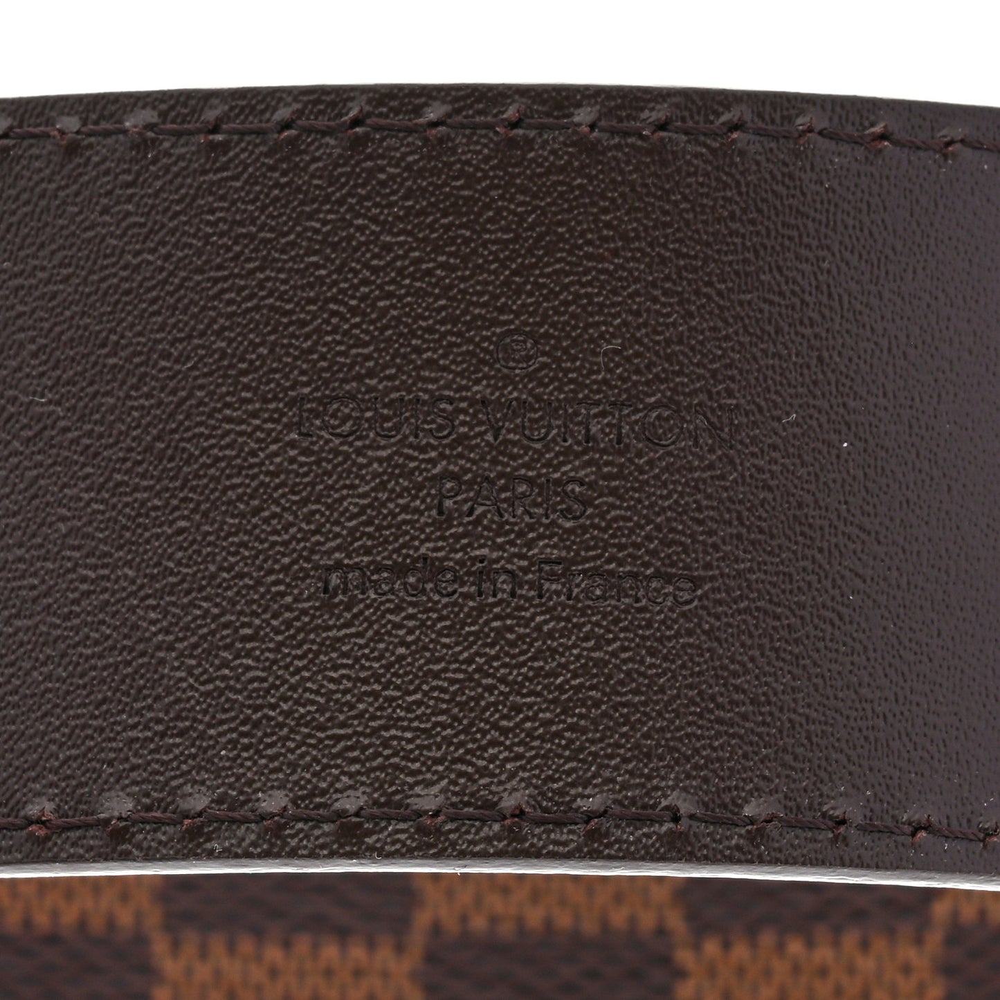 Damier Ebene 40mm LV Initiales Belt