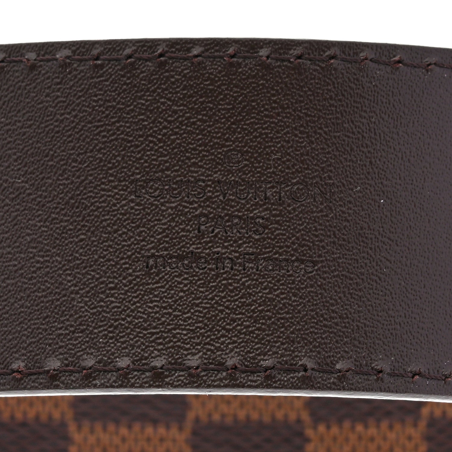 Louis Vuitton Damier Ebene 40mm LV Initiales Belt 4 of 7