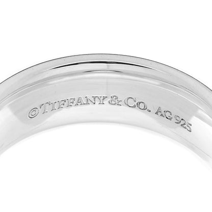Tiffany Sterling Silver 1837 Band Ring 58 8.25 4 of 4
