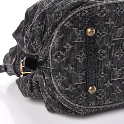 Louis Vuitton Denim Mahina XL Black 7 of 8