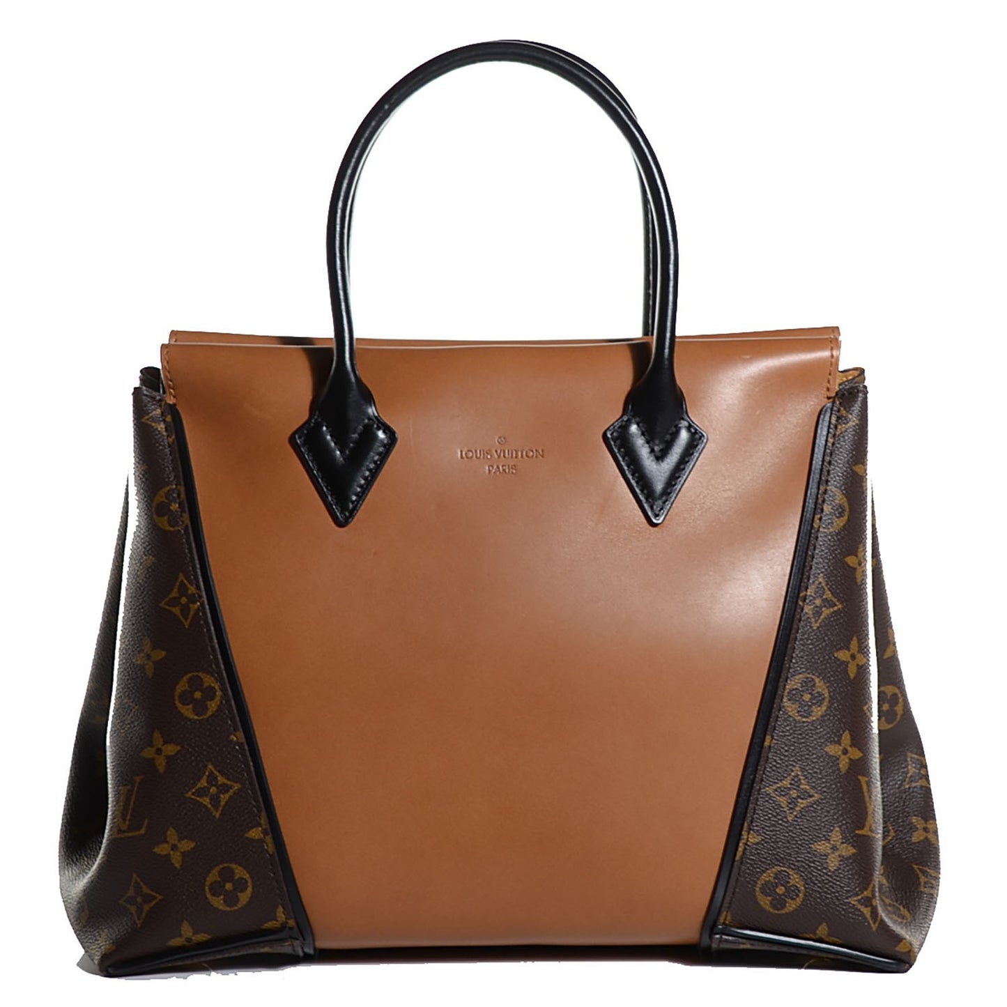 Monogram Cuir Orfevre Tote W PM Noisette