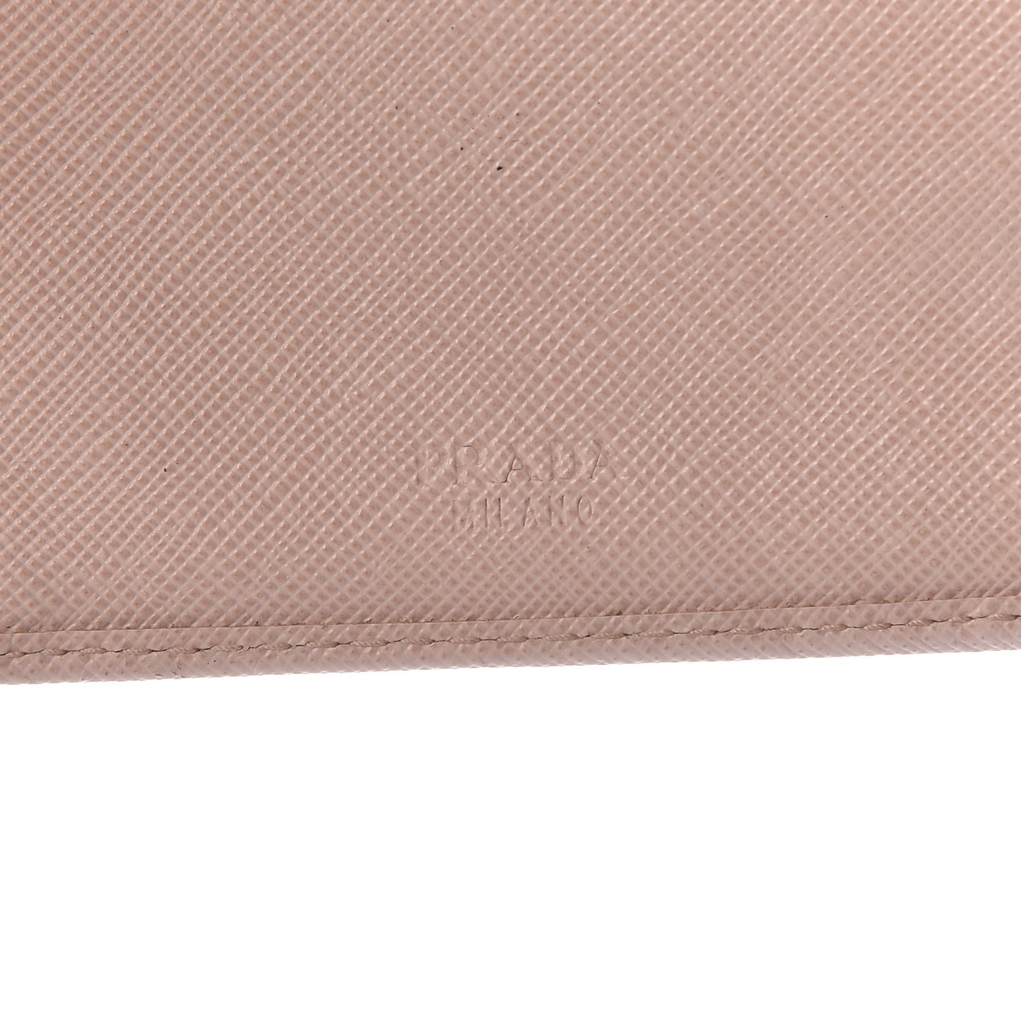 Saffiano Metal Continental Flap Wallet Cipria