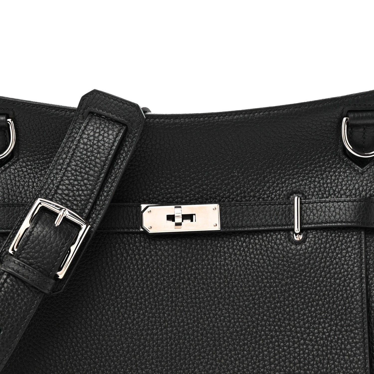 Hermes Taurillon Clemence Jypsiere 28 Black 8 of 10
