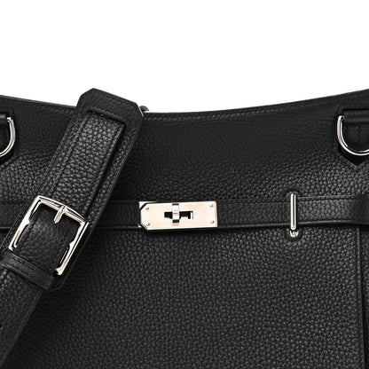 Hermes Taurillon Clemence Jypsiere 28 Black 8 of 10
