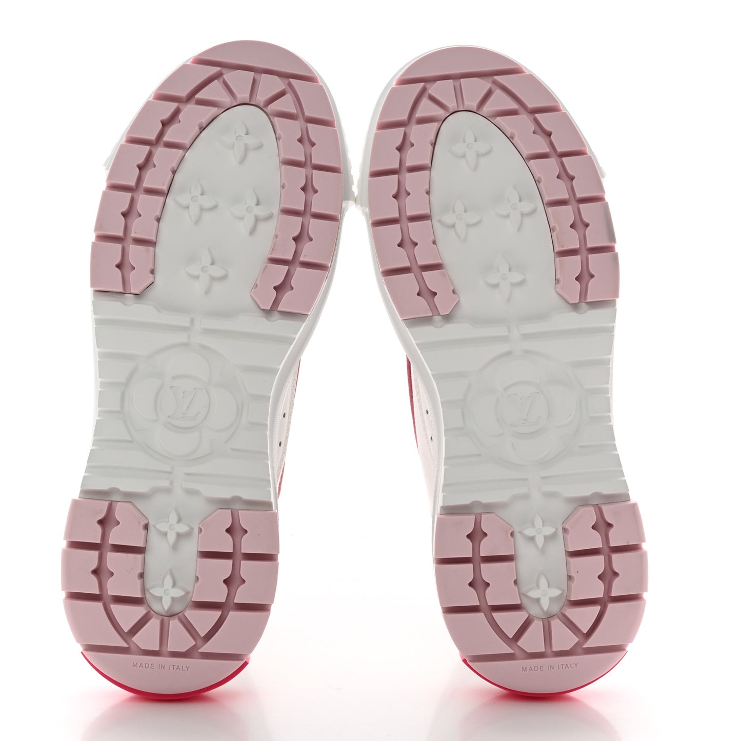 Canvas Monogram LV Squad Sneaker Boots 36.5 White Pink