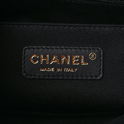Chanel Caviar Quilted Coco Pleats Clutch Black 6 of 7