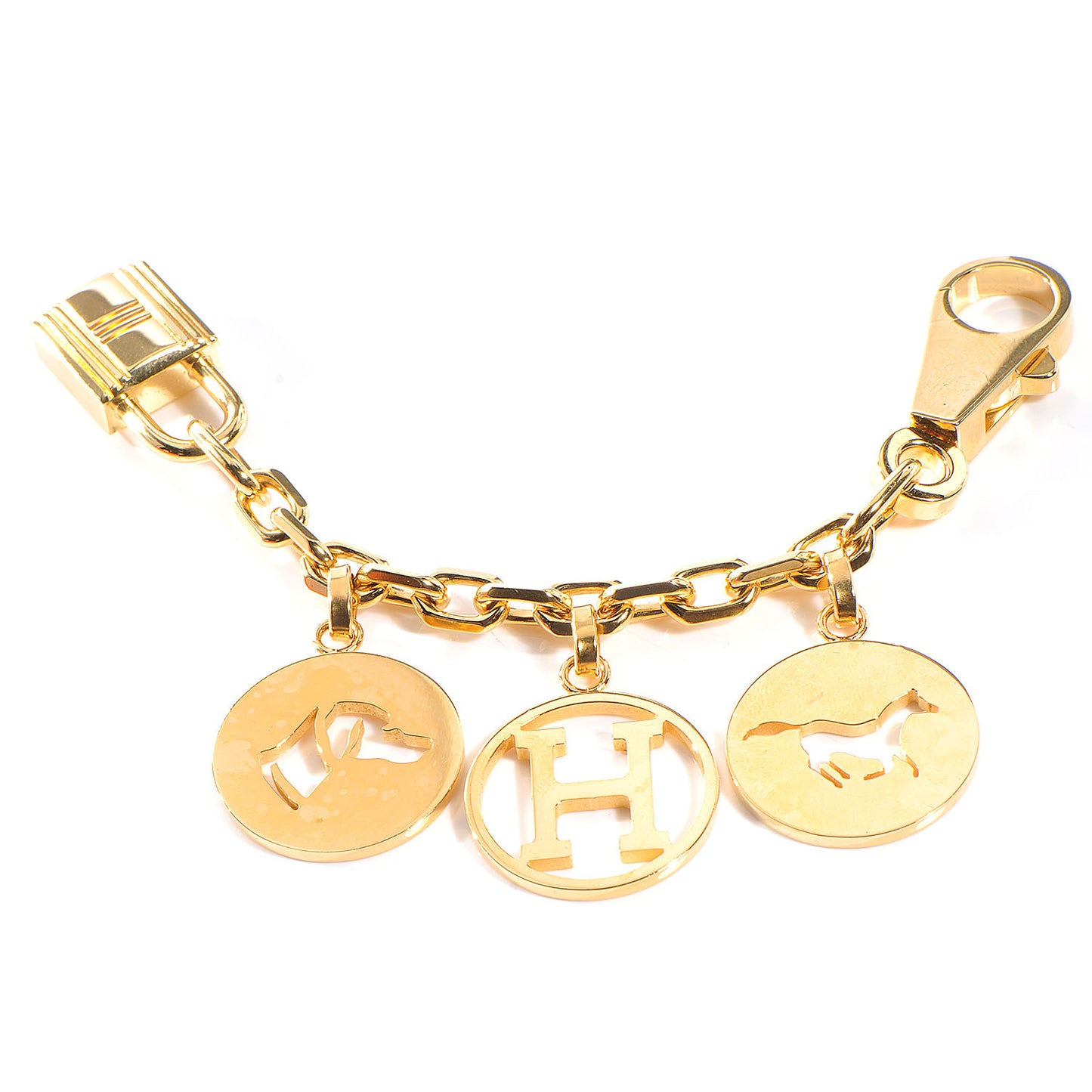 Breloque Bag Charm Gold