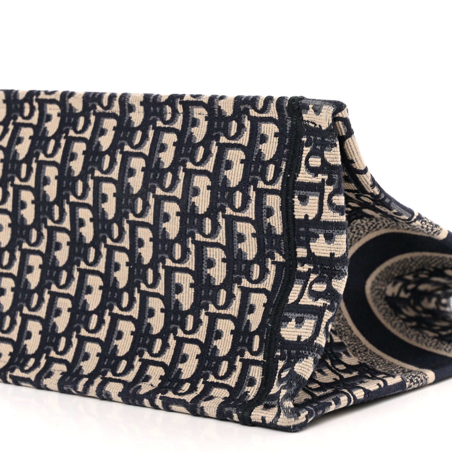 Christian Dior Oblique Medium Book Tote Blue Multicolor 10 of 11