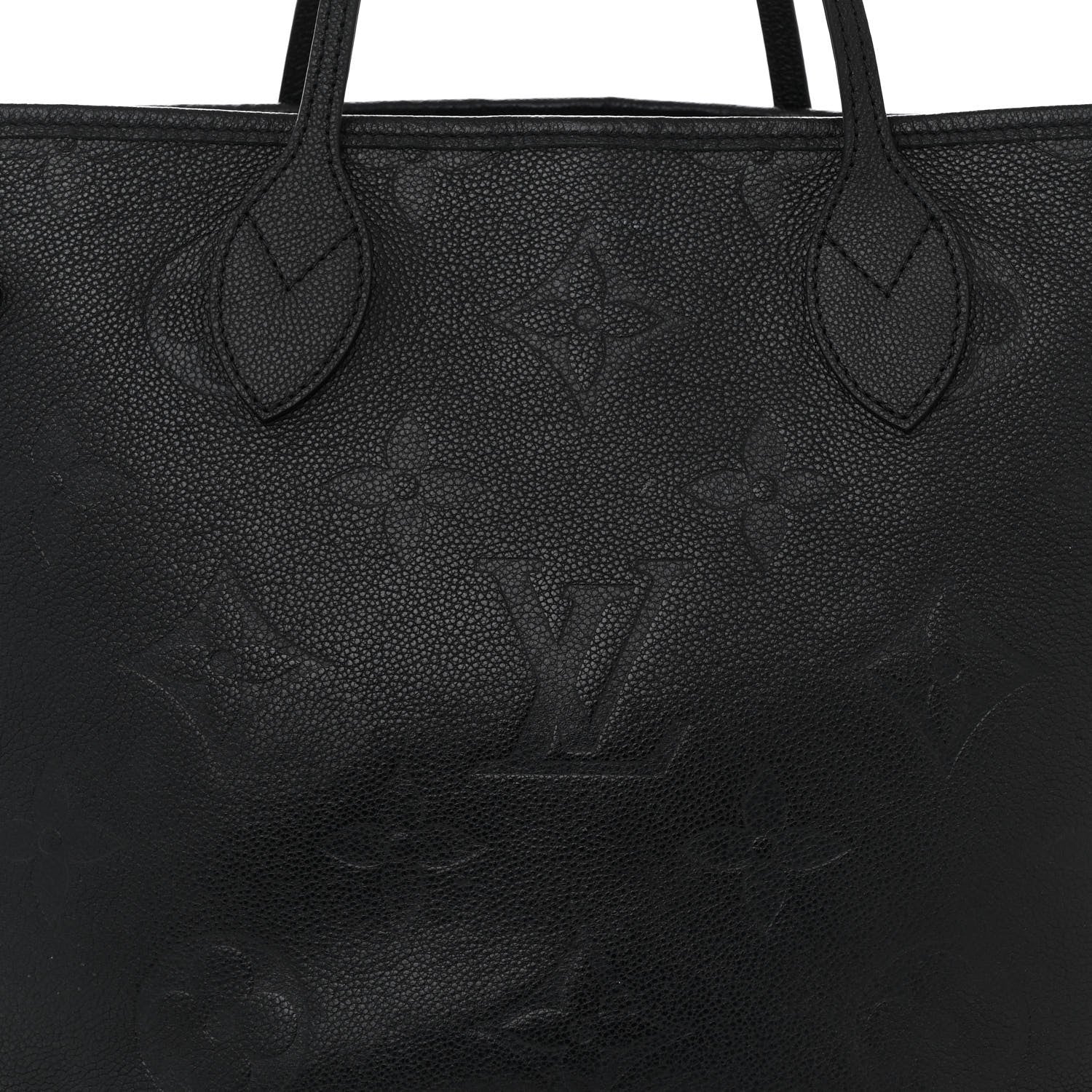 Louis Vuitton Empreinte Monogram Giant Neverfull MM Black 8 of 12