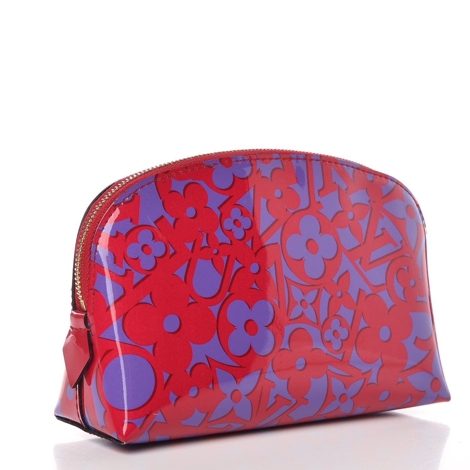 Louis Vuitton Patent Sweet Monogram Cosmetic Pouch Rose Indien 3 of 10