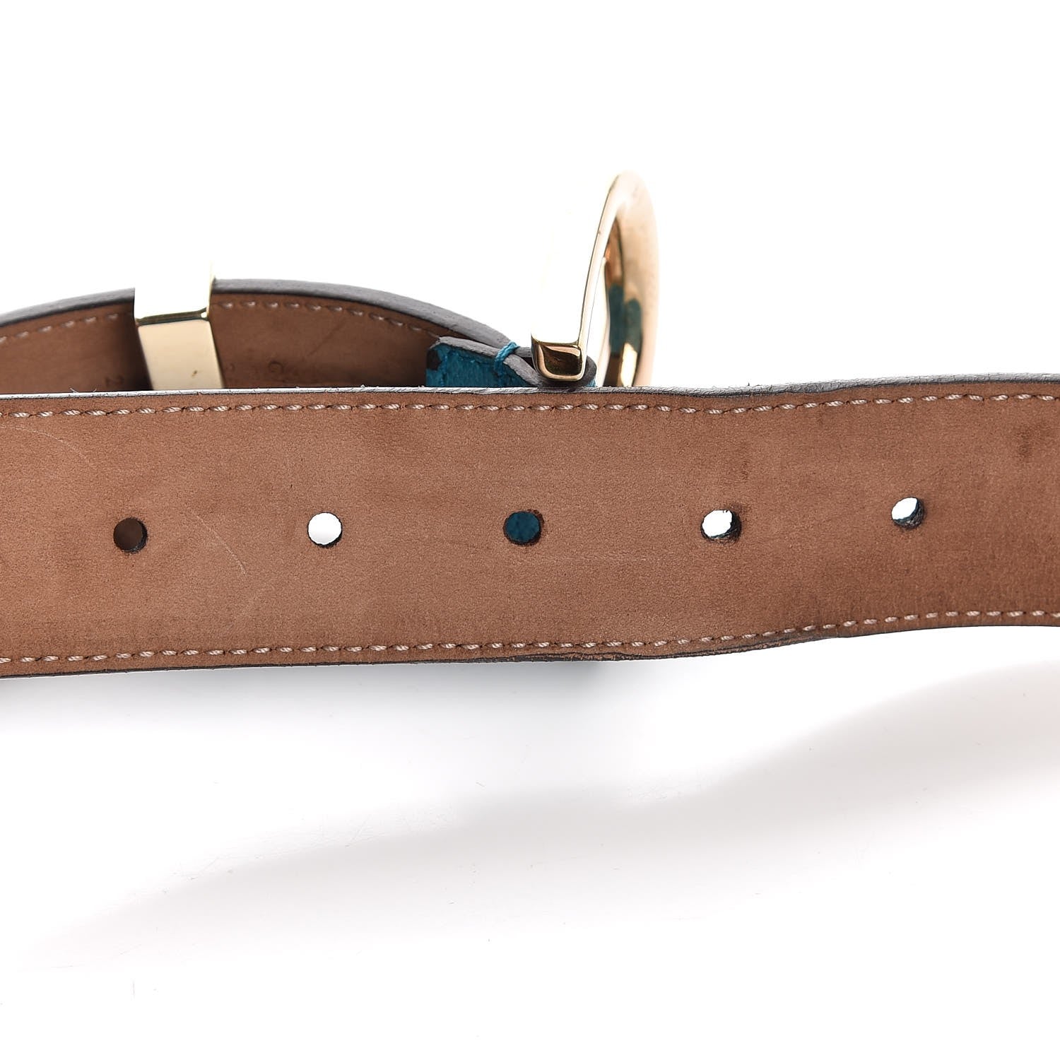 Gucci Bright Diamante Hilary Lux Belt 100 40 Deep Cobalt 5 of 7