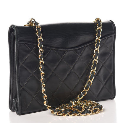 Chanel Lambskin Quilted Small Single Flap Black 3 of 10