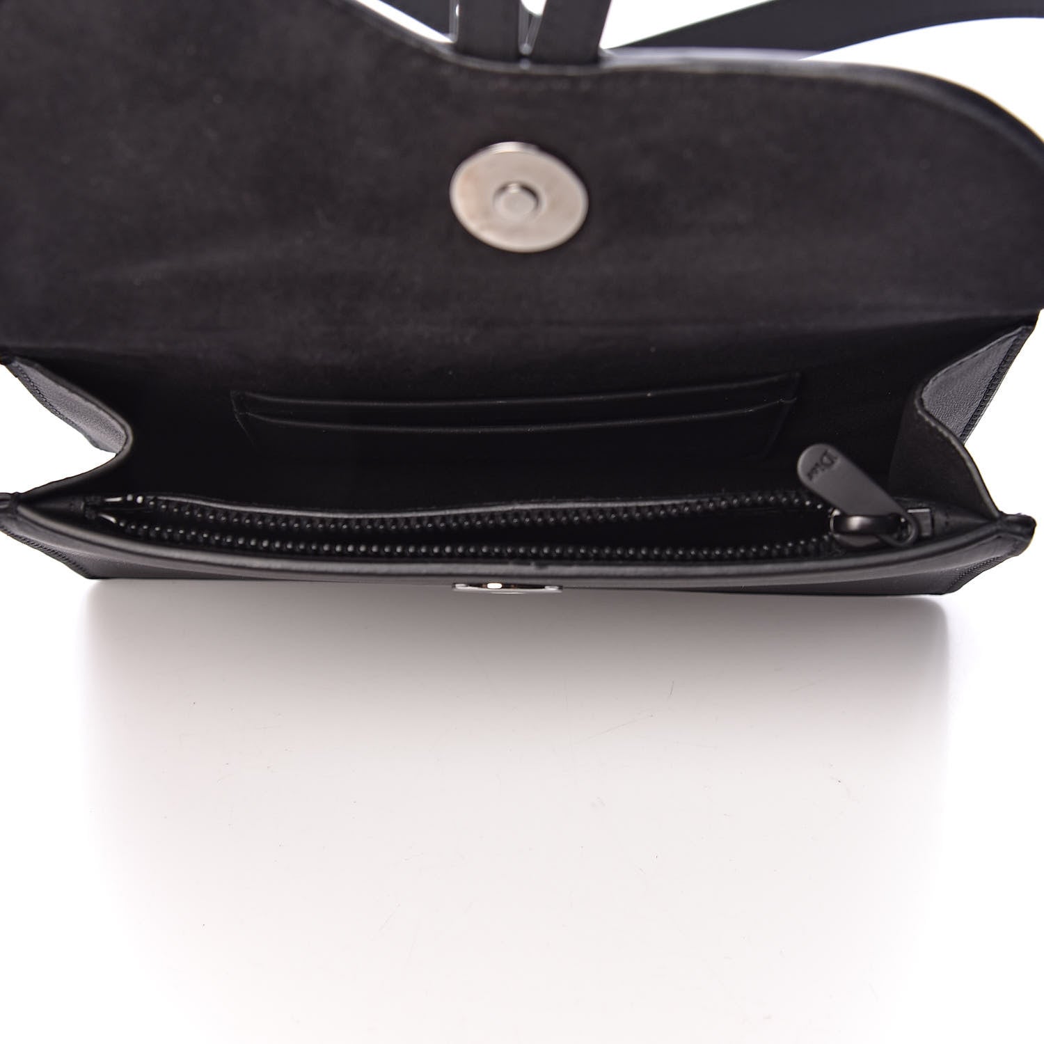 Christian Dior Ultra Matte Calfskin Saddle Belt Bag Black 5 of 11