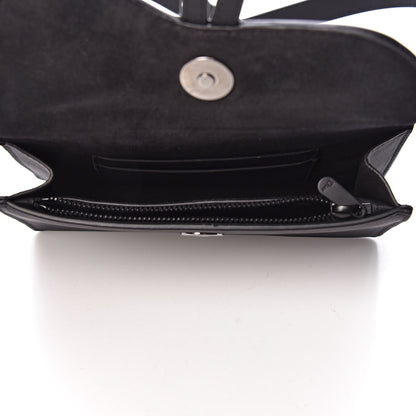 Christian Dior Ultra Matte Calfskin Saddle Belt Bag Black 5 of 11