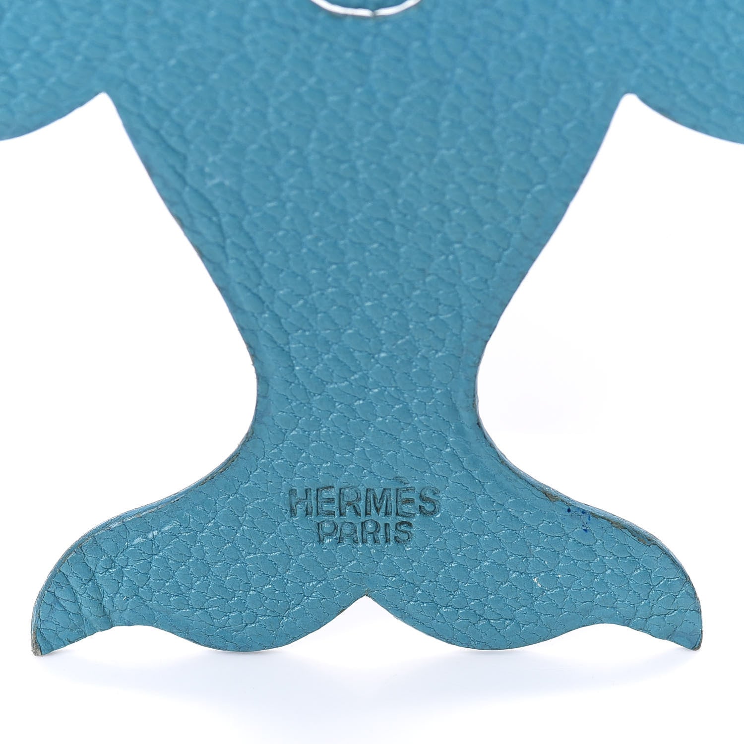 Hermes Chevre Mysore Dolphin Pikabook Bookmark Turquoise 3 of 3