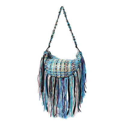 Chanel Tweed Fringe Hammock Hobo Bag Multicolor 1 of 10