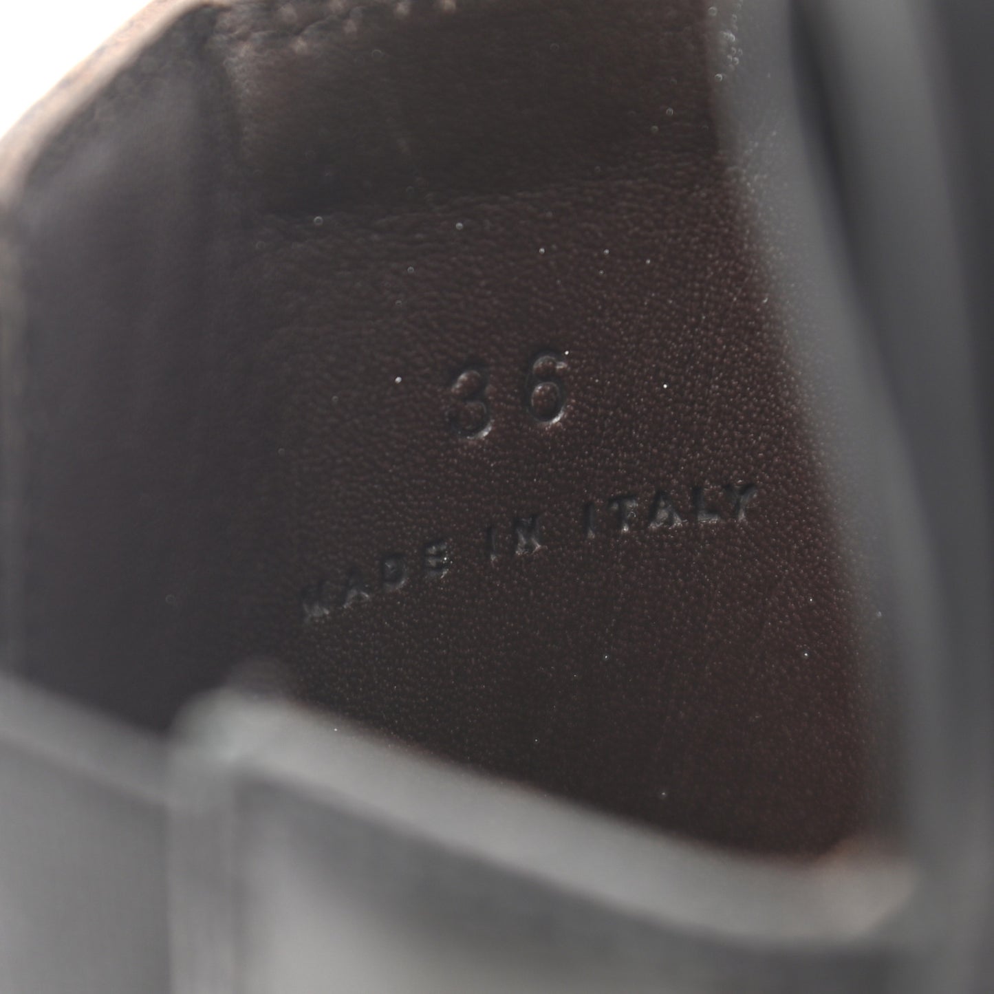 Calfskin The Tire Chelsea Boots 36 Black Sea Salt